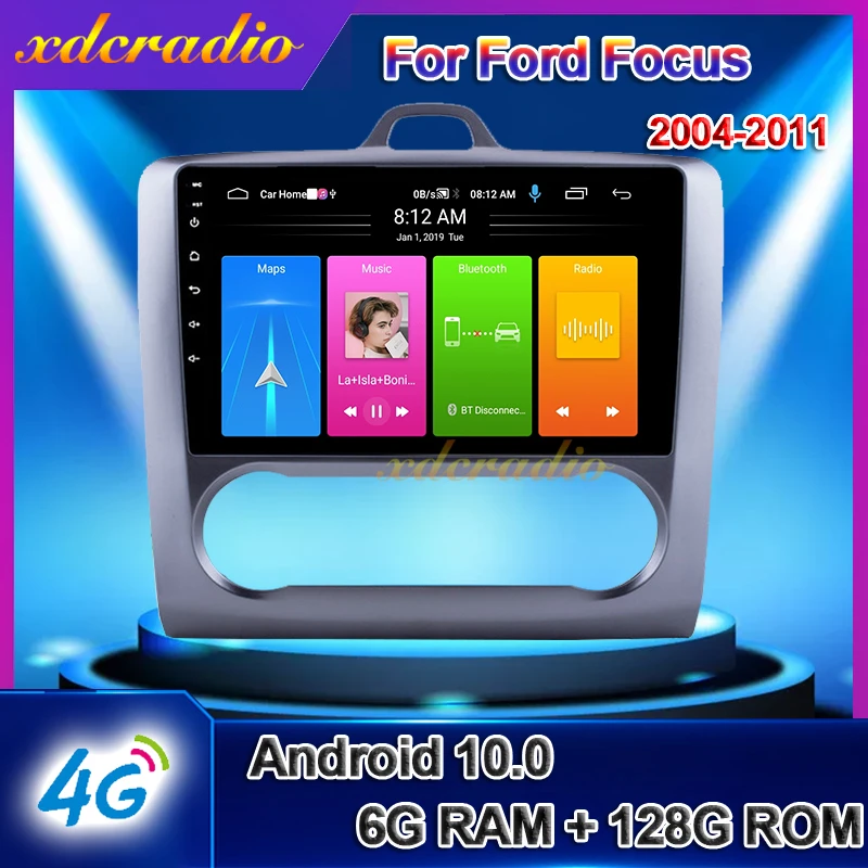 Xdcradio 9 дюймов Android 10 0 автомобильное радио стерео для Ford Focus Exi на Automotivo DVD