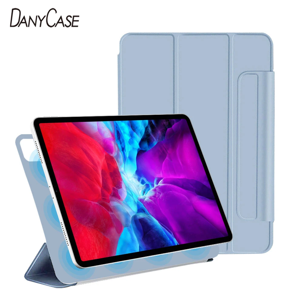 Чехол для iPad Pro 11 12 9 2021 2018 ультратонкий Магнитный чехол оболочка поддержка Apple