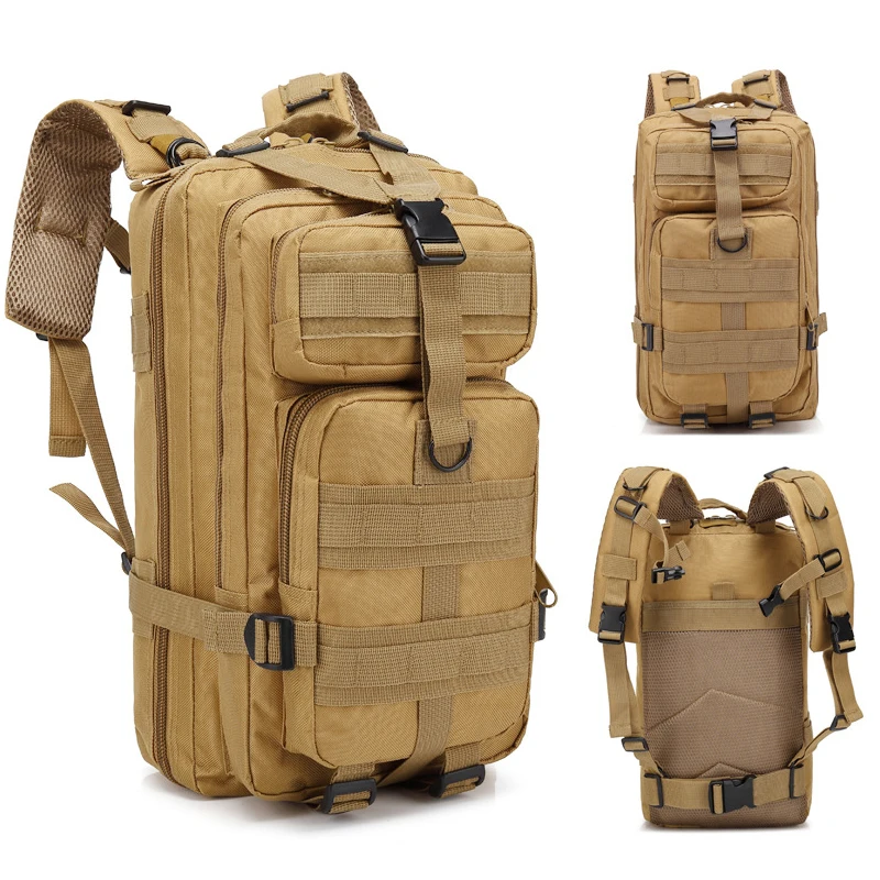 

3P Tactical Backpack Military Molle Army Bag Outdoor Hiking Camping Rucksack Traveling Shoulder Bag About 30L