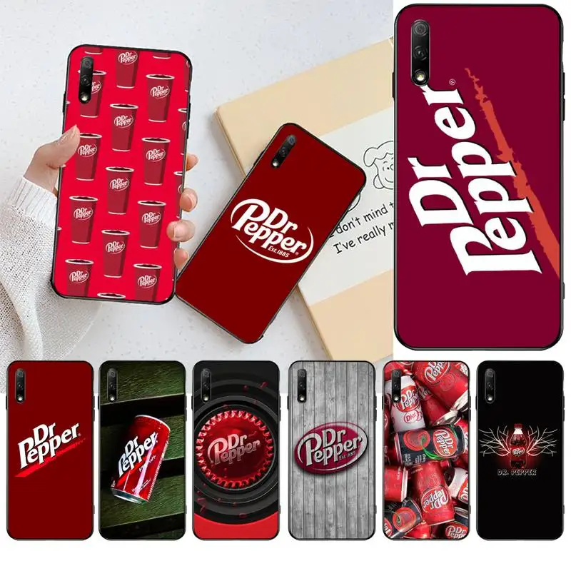Милый блестящий чехол CUTEWANAN Dr Pepper Red для телефона Huawei Honor 20 10 9 8 8x 8c 9x 7c 7a Lite view
