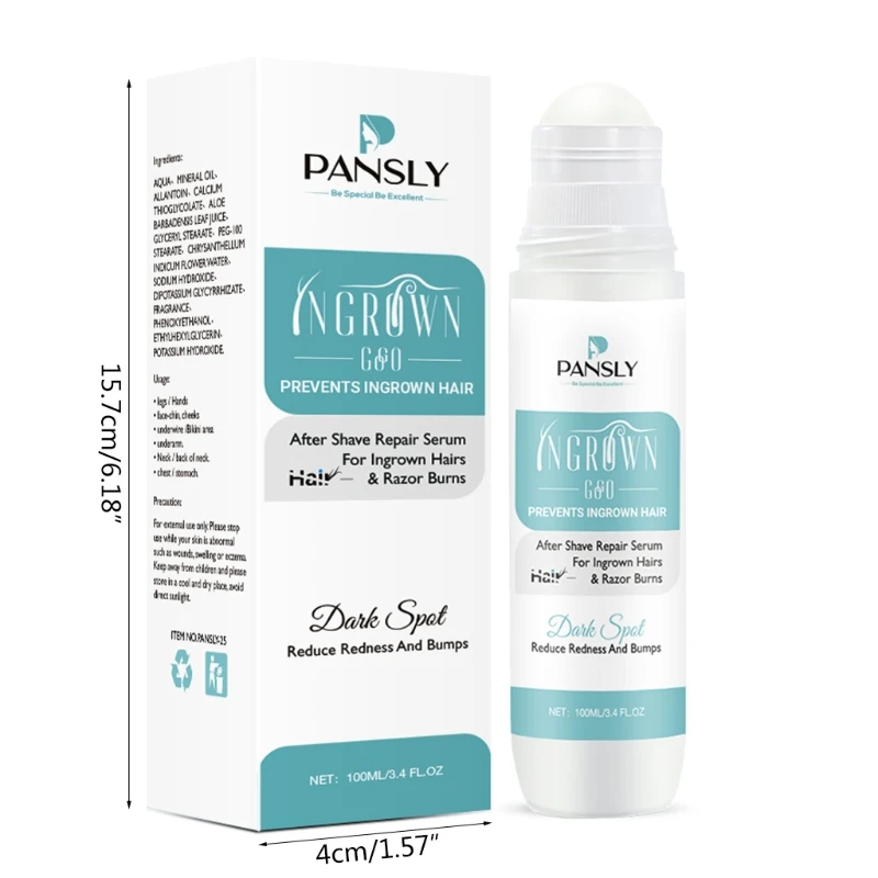 Эссенция для роста увлажняет 100 мл предотвращает врастание волос мягко ингибитор