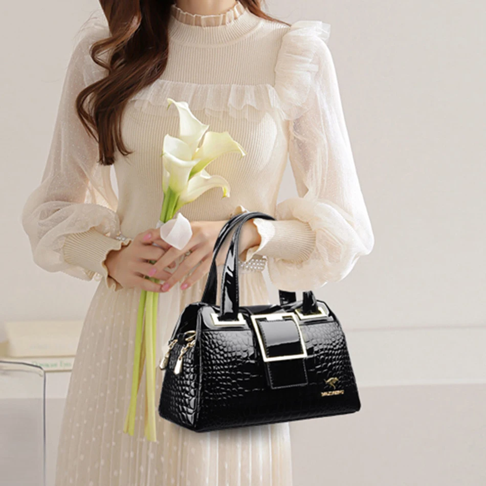 Дизайнерская Большая вместительная сумка-тоут роскошная кожаная сумка для мамы