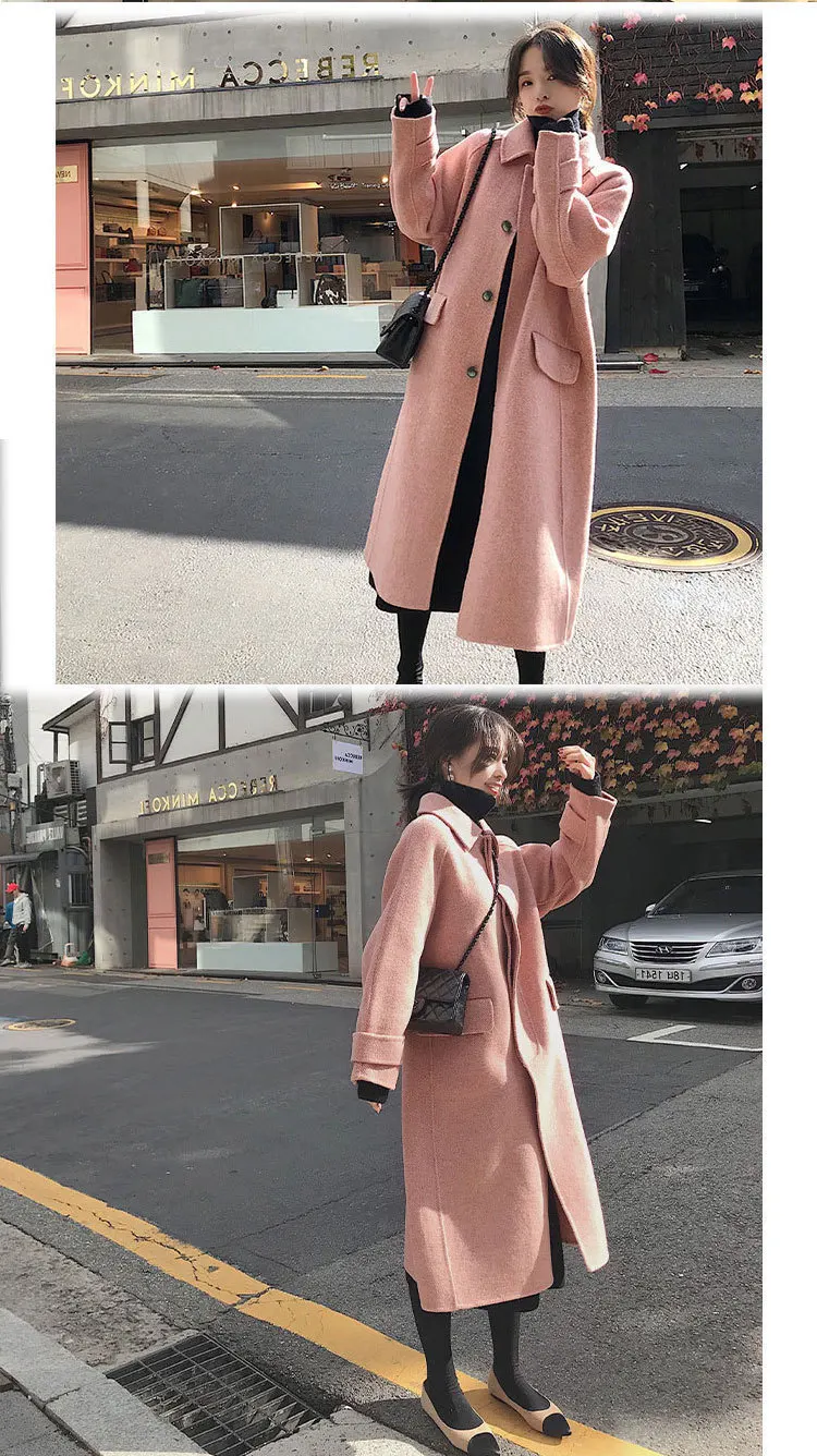 Внесезонное пальто новинка 2020 шерстяное дизайнерское осенне-зимнее кашемировое
