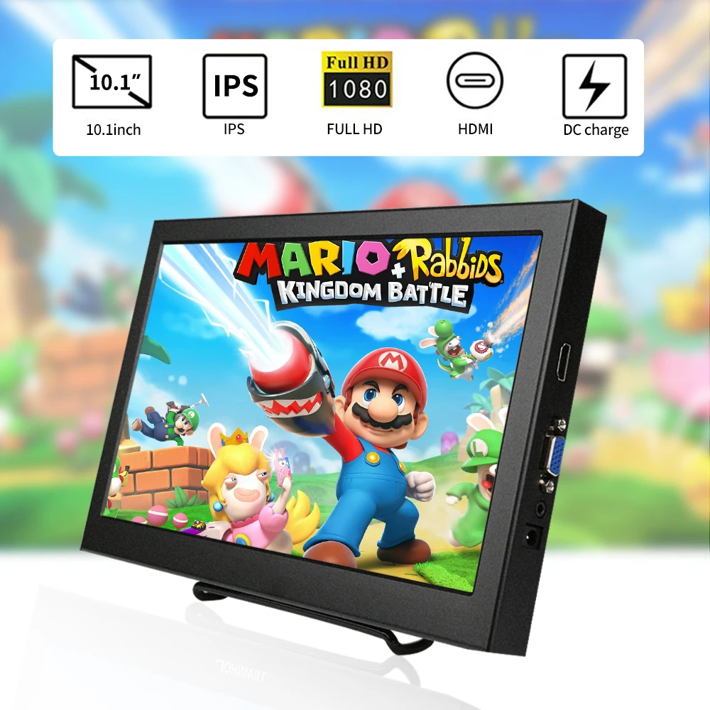 11 6 hd 1080p ips lcd portable monitor for ps3 ps4 xbox360 with vga hdmi interface 10 1 inch computer gaming monitor pc free global shipping
