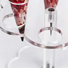 Акриловые мороженого Подставка под торт конусная стойка держатель 616 конусов свадебный стол Дисплей Новый Кухня инструменты  гаджеты
