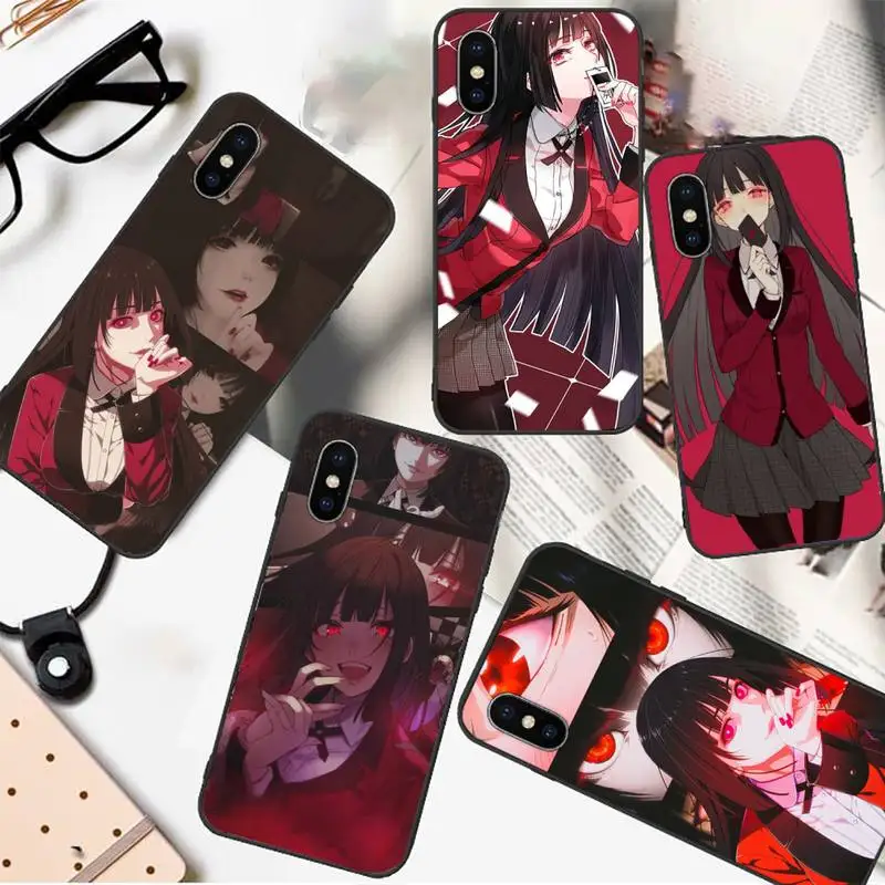 

Anime Kakeguru Yumeko Jabami Phone Case For iphone 12 11 13 7 8 6 s plus x xs xr pro max mini