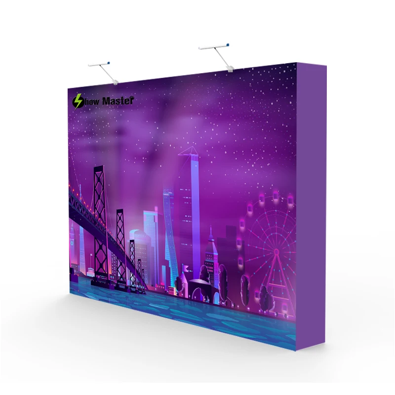 Выставочный прямой фон баннер стенд ткань всплывающий дисплей|Фоны для