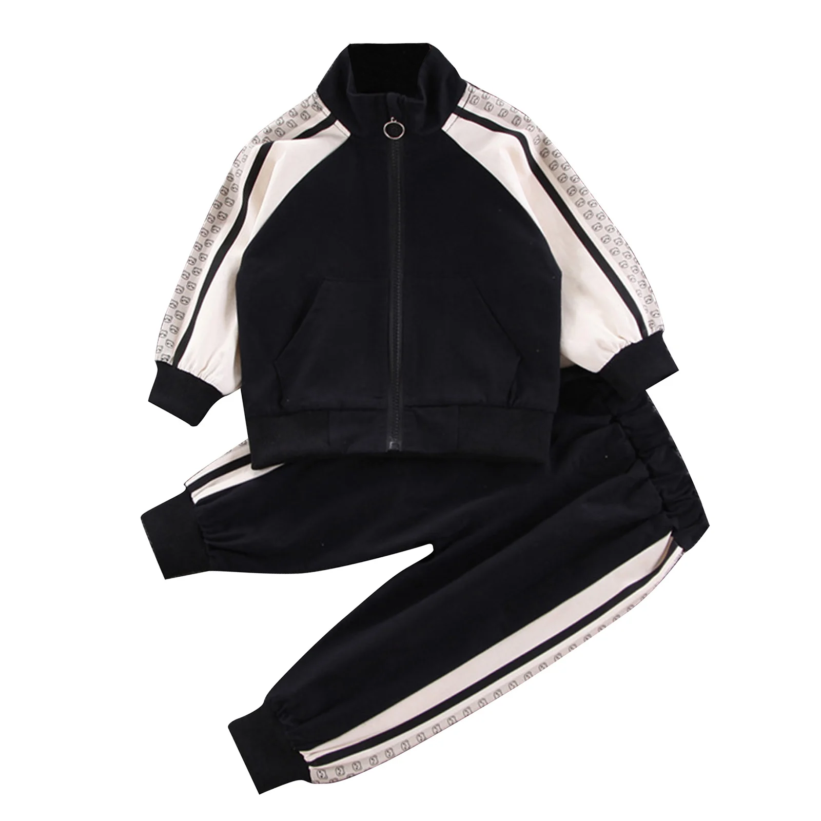 

Cute Panda Print Tops Coat and Pants Boys Clothes Set Kids Sport Outfit Outdoor Sports Suit Tracksuit Children Jacket Sportswear