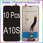 Оптовая продажа, 10 шт.лот, для Samsung A10S, ЖК-экран A107 F A107 FDS с сенсорным экраном в сборе