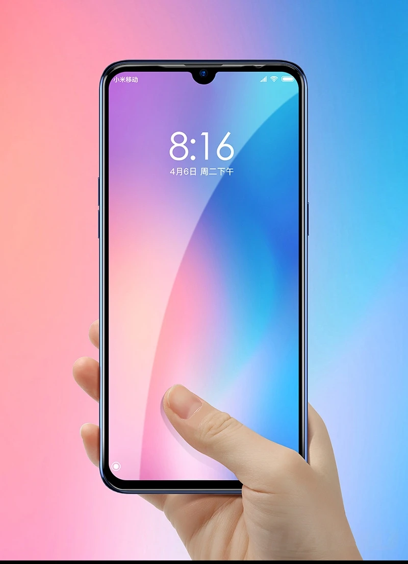 Для Xiaomi Mi 9 Lite Закаленное стекло пленка Тонкая Броня крышка для телефона которая