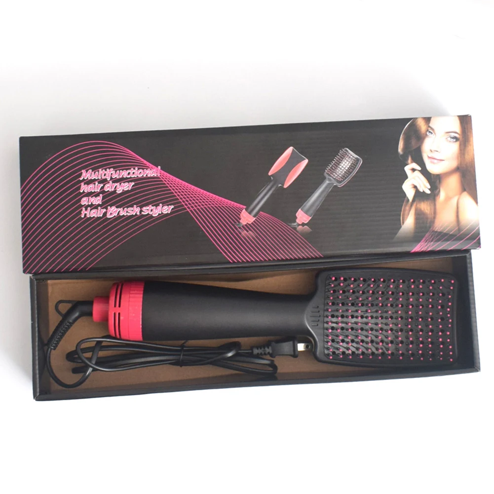 

Adjustable Hot Air Comb 2 In 1 Curling Brush Hair Styling Tools FEA889
