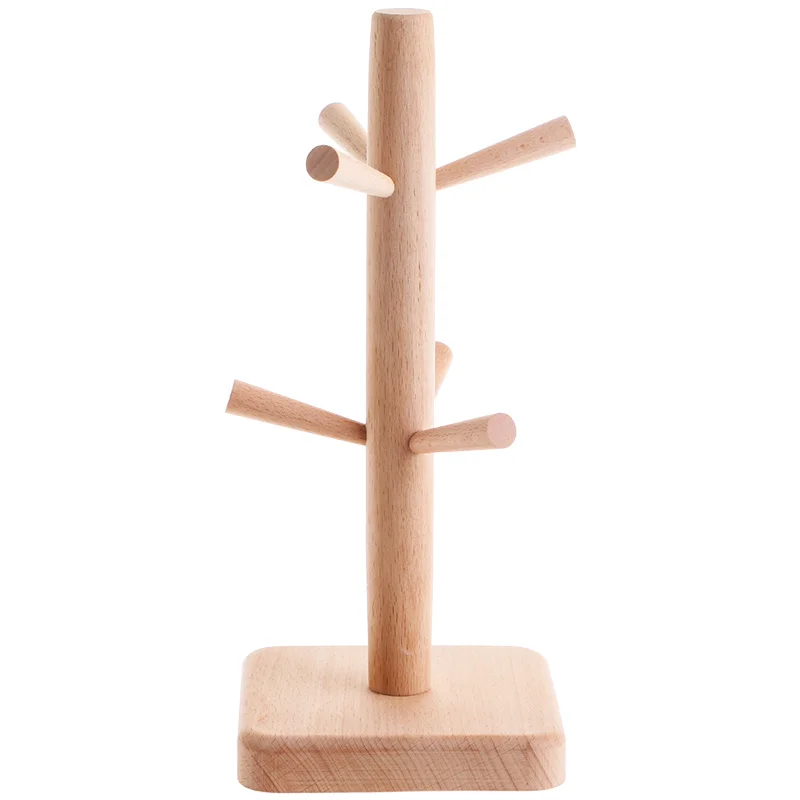 

Household Wooden Creative Plastic Drain Glass Cup Storage Rack Kitchen Water Dispenser Cup Holder Kitchen Tools gadgets