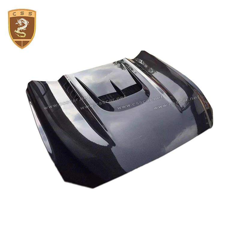 Накладки на двигатель Mustang из углеродного волокна для передних и моделей 2015