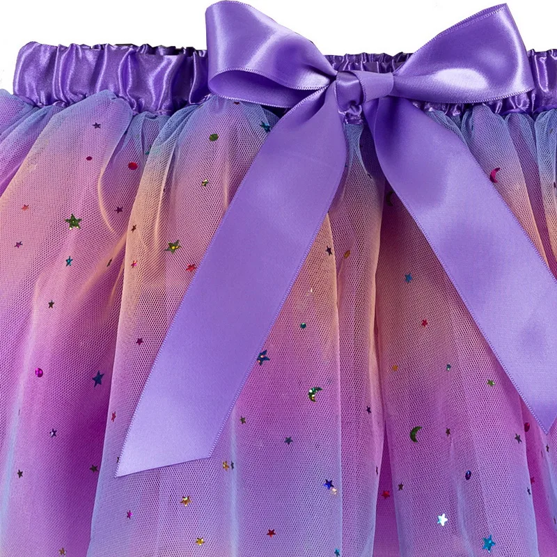 Юбка-пачка детская с радужным единорогом крыльями пони | Тематическая одежда и