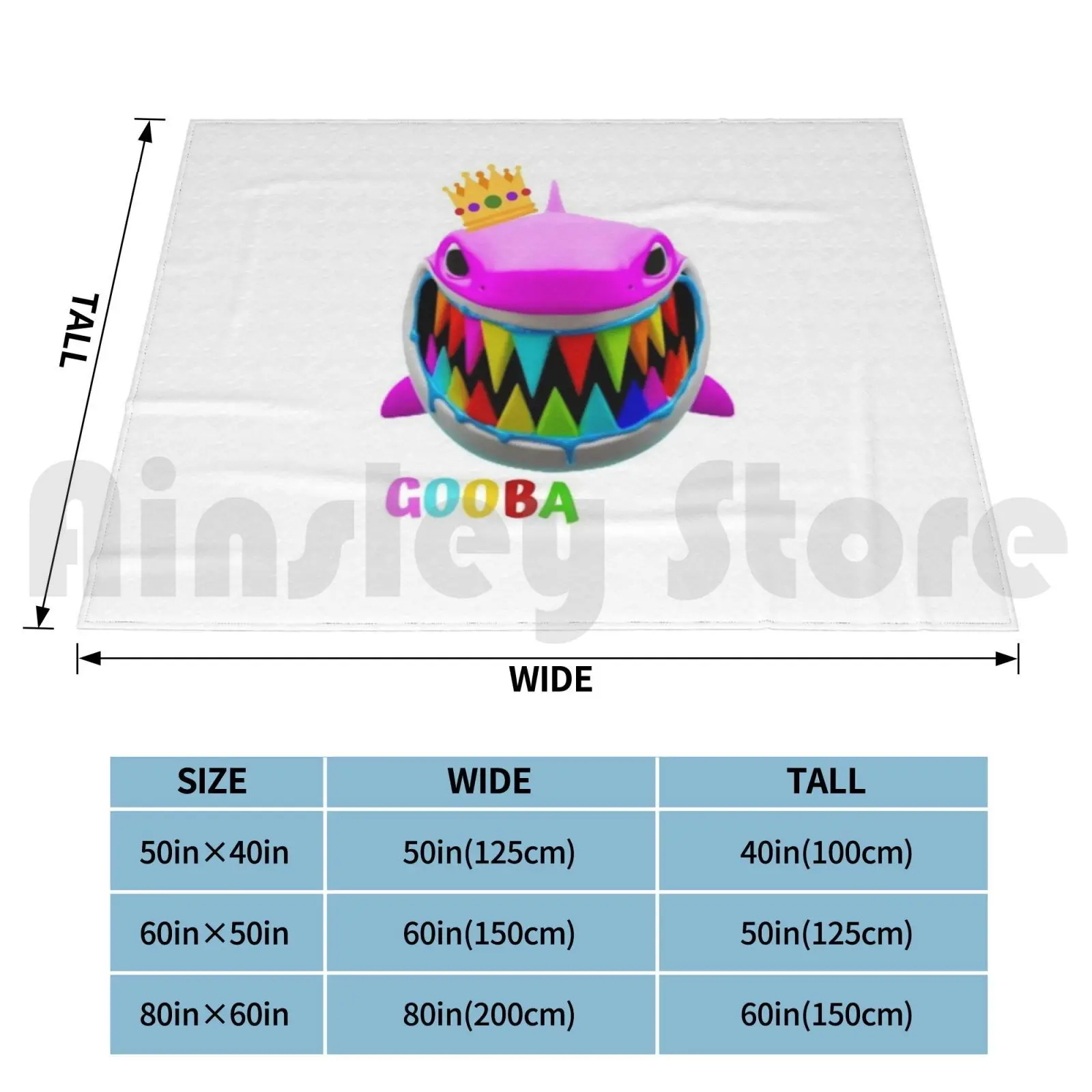 Одеяло 6ix9ine Gooba Shark Stay Mad Tekashi Six Nine Super Soft Warm светильник Thin