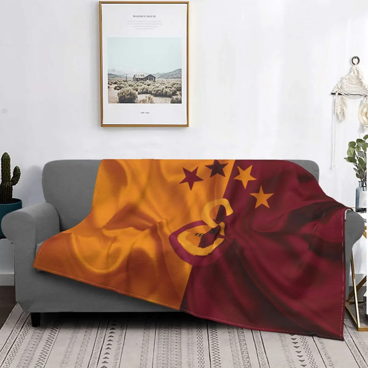 

Galatasaray-colcha de muselina a cuadros, manta y capupara la cama, 277