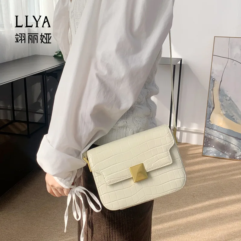 

Pu Leather Lady Shoulder Messenger Bag Flap Square Female Bag XBM26-XBM31