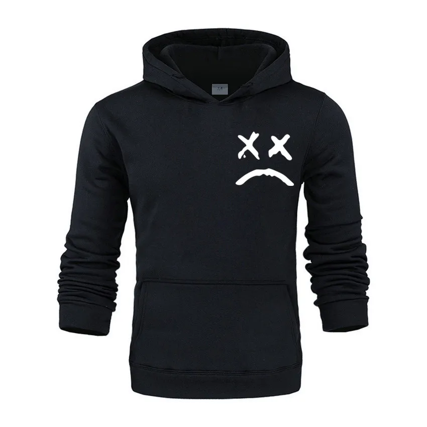 Толстовки с плачущим лицом мужские спортивные толстовки длинным рукавом худи