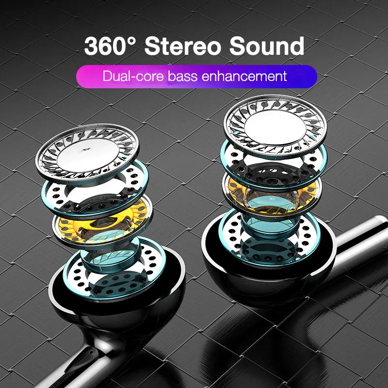 Проводные наушники 3 5 мм стерео телефон бас спортивные провода с встроенным