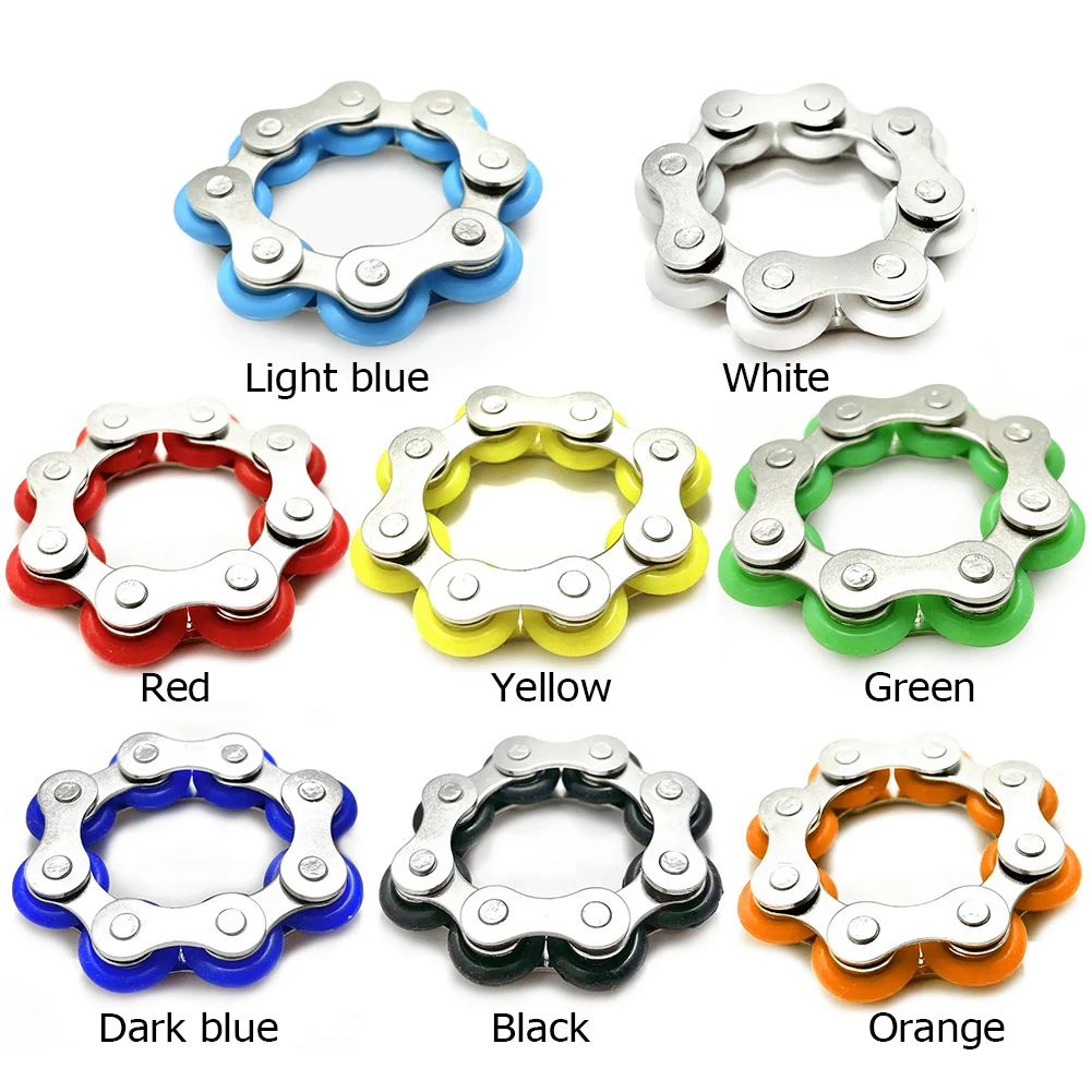 

Кольцо для ключей на велосипедную цепочку, игрушка-антистресс, снятие стресса, снятие симптомов тревоги, декомпрессии, для детей и взрослых,...