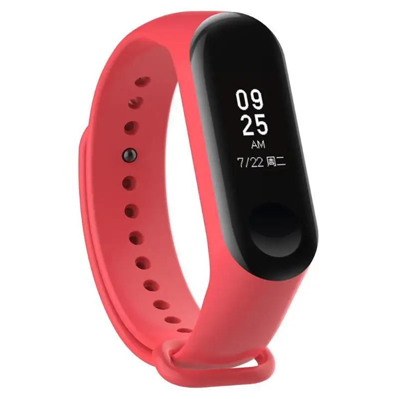 Силиконовый сменный наручный ремень для Mi Band 4 3 ремешок Xiaomi аксессуар Браслет