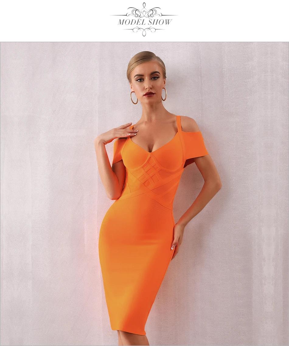 ADYCE летний Бандажное платье Для женщин Vestidos Verano сексуальный v-образный вырез с открытыми плечами знаменитости вечерние платье сексуальный клубный бодикон платье