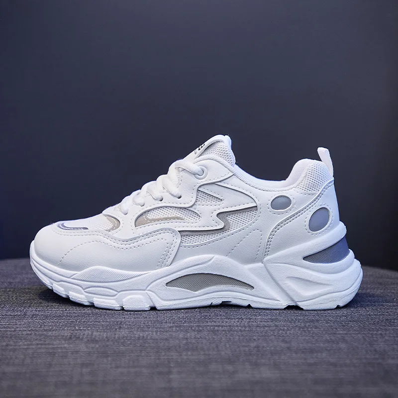 

New Shoes Woman Breathable Platform Sneakers Slip on Casual Shoes Women's Sports Shoes Lace Up Women Flats Zapatos De Mujer2021