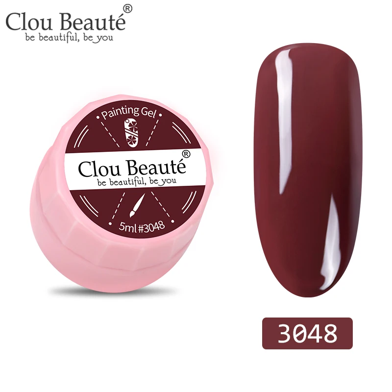3048 Clou Beaute 72 цвета гель-краска УФ/светодиодный гель для ногтей замачиваемый дизайн ногтей светодиодный лак для ногтей УФ-гель для ногтей DIY Краска паук гель лак - Цвет: 3048