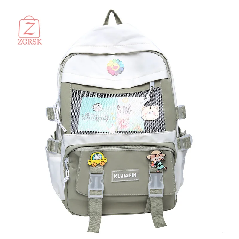

Ladies Backpacks High Backpacks Camping Kawaii Backpack Waterproof Autumn School Girl Backpack Vintage Elegant Backpack