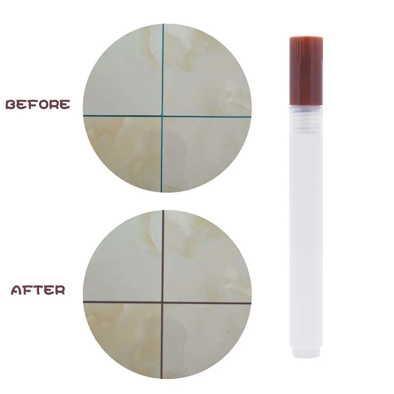 Ceramic Floor Tile Crevice Whitening Pen Wall Color Repair Paint (7 Colors) | Дом и сад
