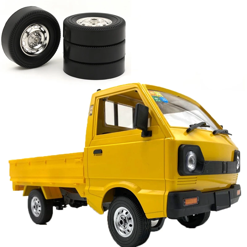 

NEW 4Pcs Metall Beadlock Felge Gummi Reifen Set For WPL D12 1/10 4WD RC Car Upgrade Part Made of High Quality Rubber Materials