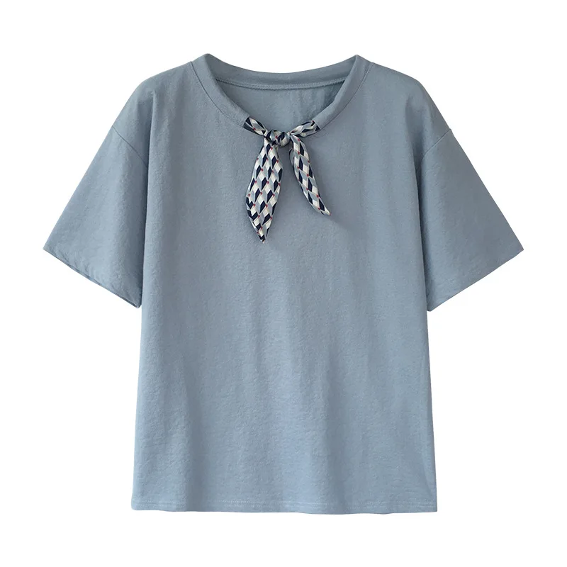 

Chiffon T-shirt Women's Summer Wear 2021 New White Shirt Loose Top Fashion Western Style Small Shirt