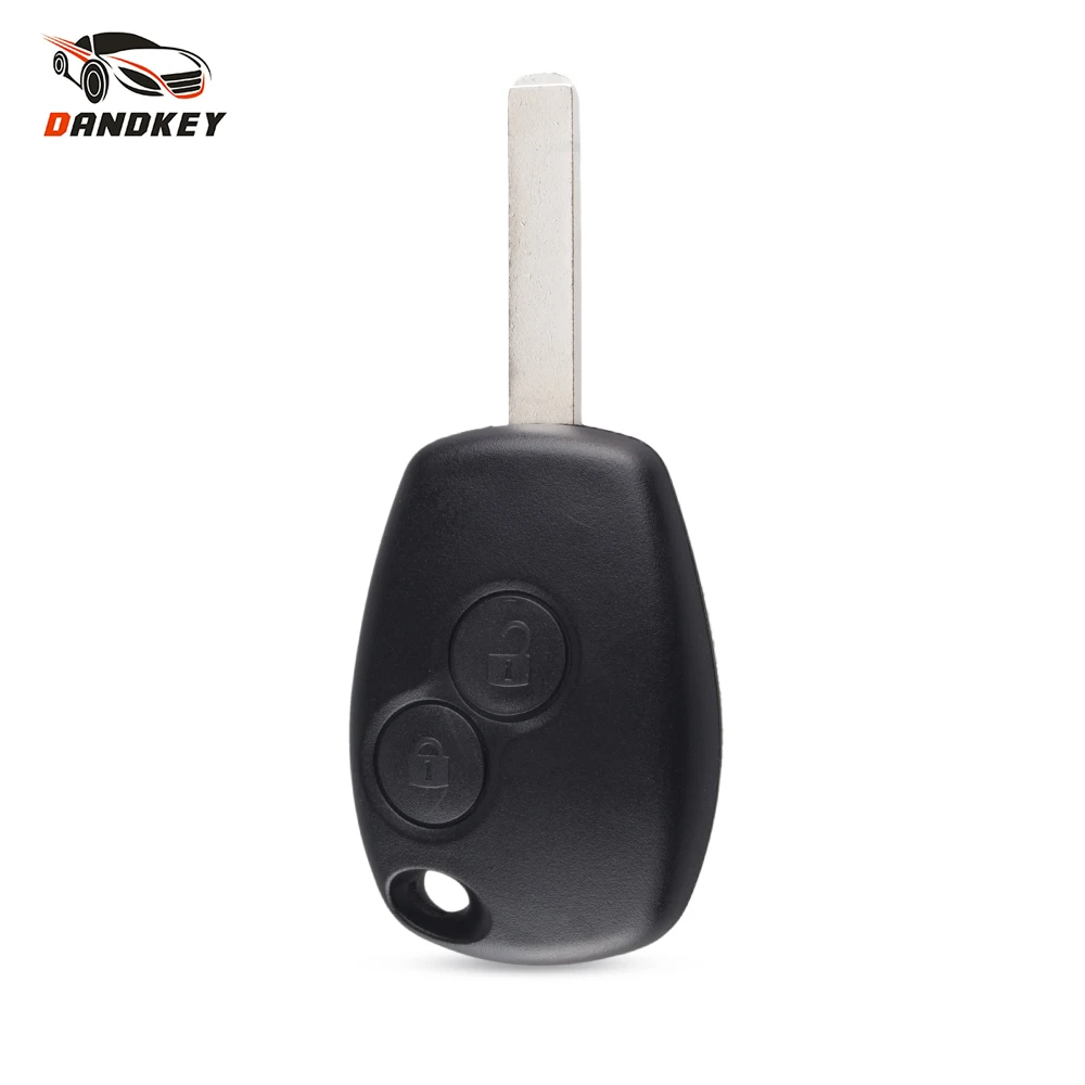 Сменный 2 кнопочный корпус дистанционного автомобильного ключа Dandkey для Renault Duster