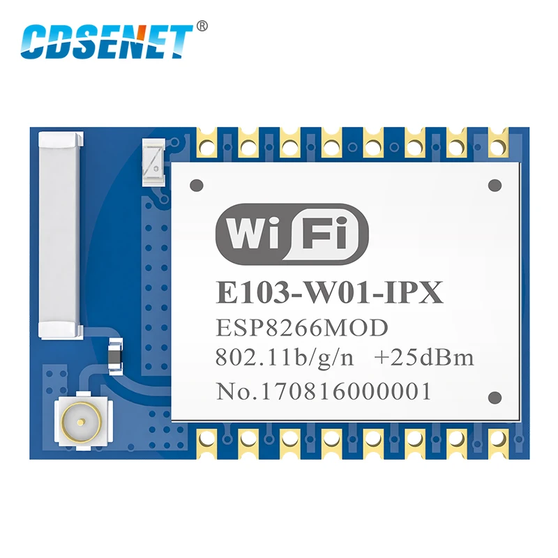 

Wifi Module ESP8266 2.4GHz 100mW Transceiver E103-W01-IPX ESP8266EX 100m IPX Interface Transmitter and Receiver