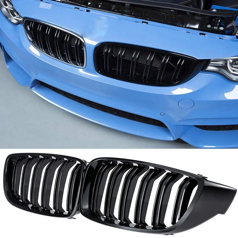 Передняя решетка для гриля почек Замена BMW 4 серии F32 F33 F36 F80 F82 двойная планка M4