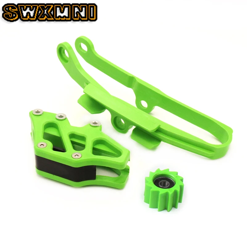 Зеленая направляющая для цепи комплект направляющих Кавасаки KX250F KX450F 2009-2015 |