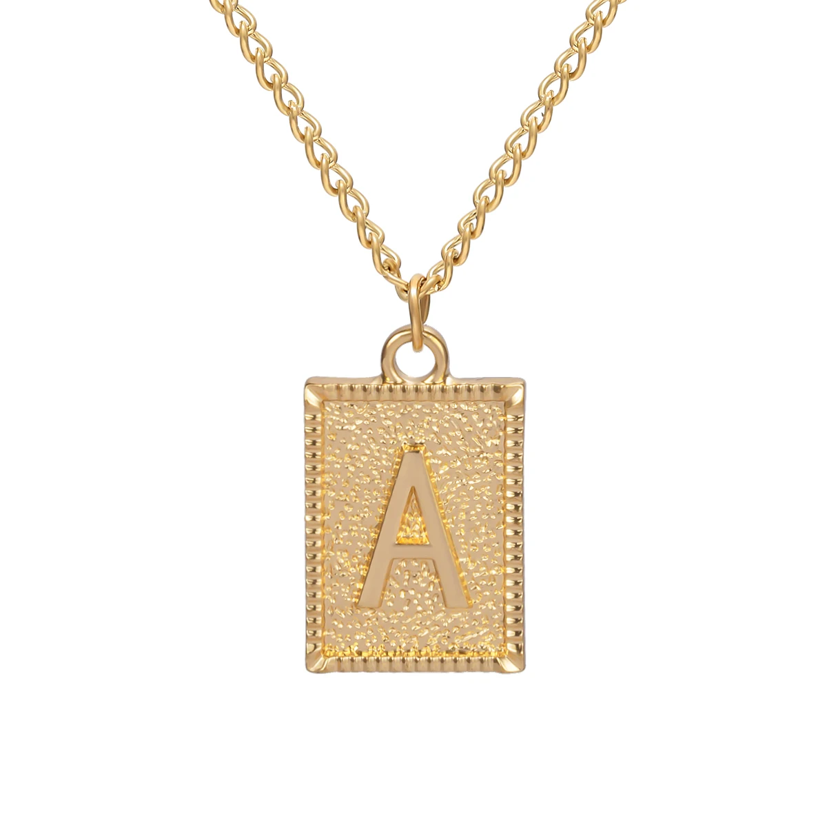 

Gothic Unique 26 A-Z Letter Pendant Necklace Collar Charm Name Initial Alphabet Chain Choker Women Men Birthday Jewelry