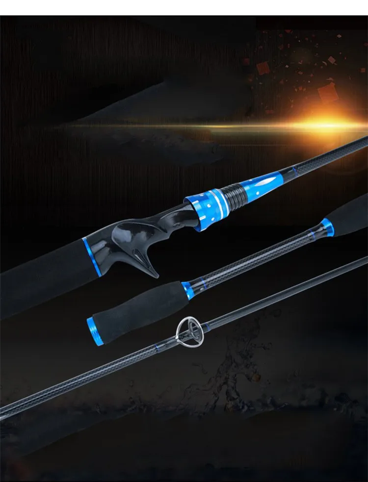 2 наконечника телескопическая карбоновая спиннинговая Удочка M/ML power casing Rod Canne spinng Leurre спиннинговая удочка для рыбалки 1,8 м/2,1 М