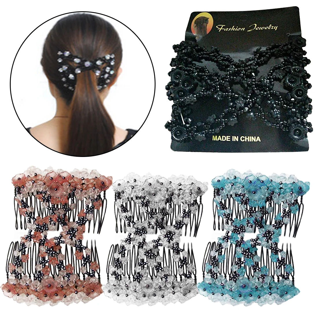 1 шт. модные шпильки для волос женщин заколка нежный в винтажном стиле виде луны и