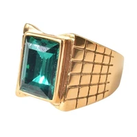 new bohemian geometric crystal inlaid ring mens ring fashion metal gold plated crystal inlaid ring accessories party jewelry