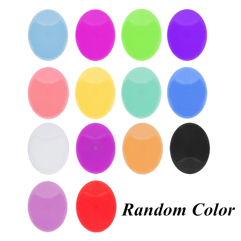 3 шт. Волшебный силиконовый коврик для мытья лица отшелушивающий щетка очищения