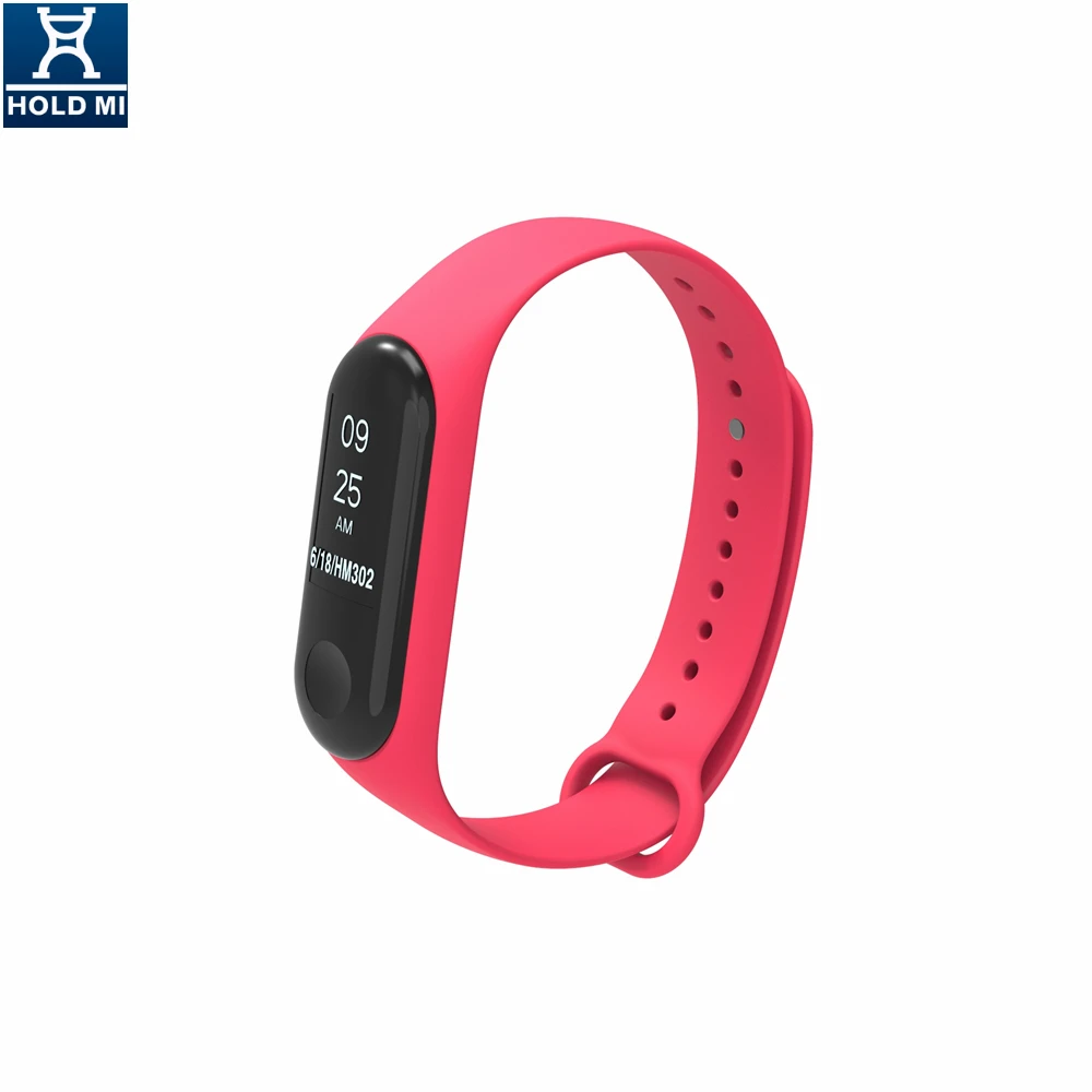 Отличный силиконовый ремешок для часов HOLD mi Xiaomi Band 4 аксессуары умных band 4|Ремешки