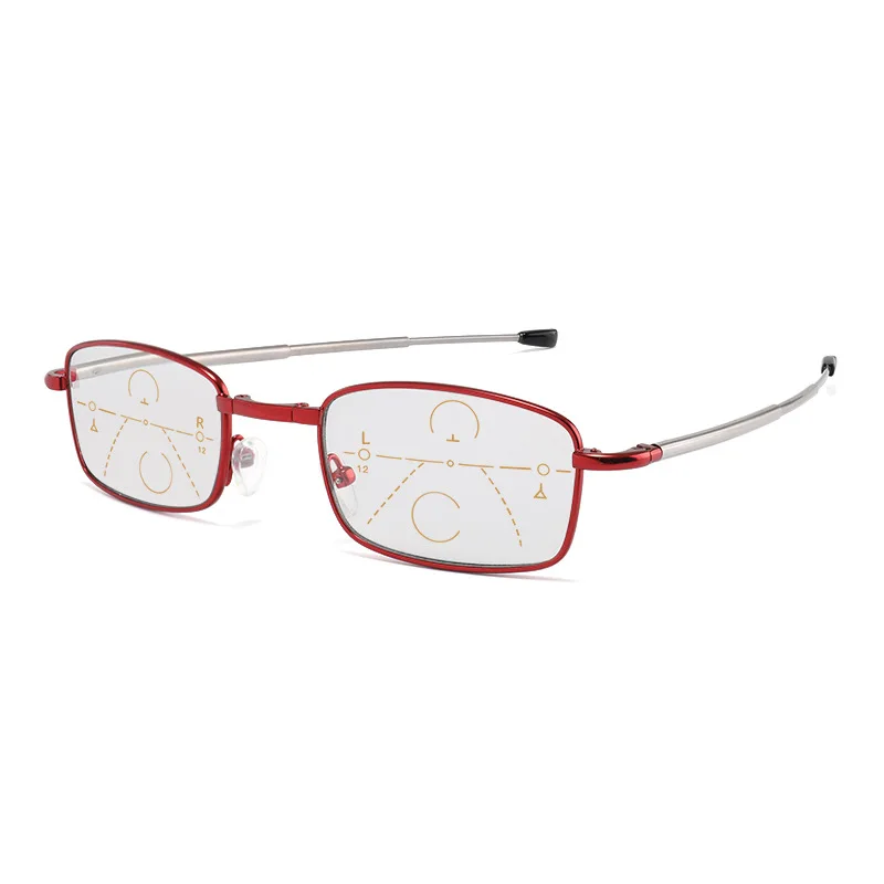 Прогрессивные многофокальные складные очки для чтения с мультифокусом