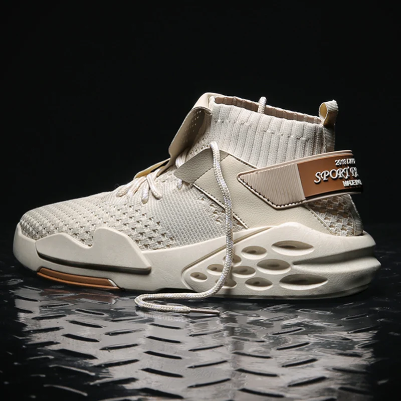 Весенне-осенняя мужская обувь кроссовки 2019 дышащая для спорта модная сетчатая