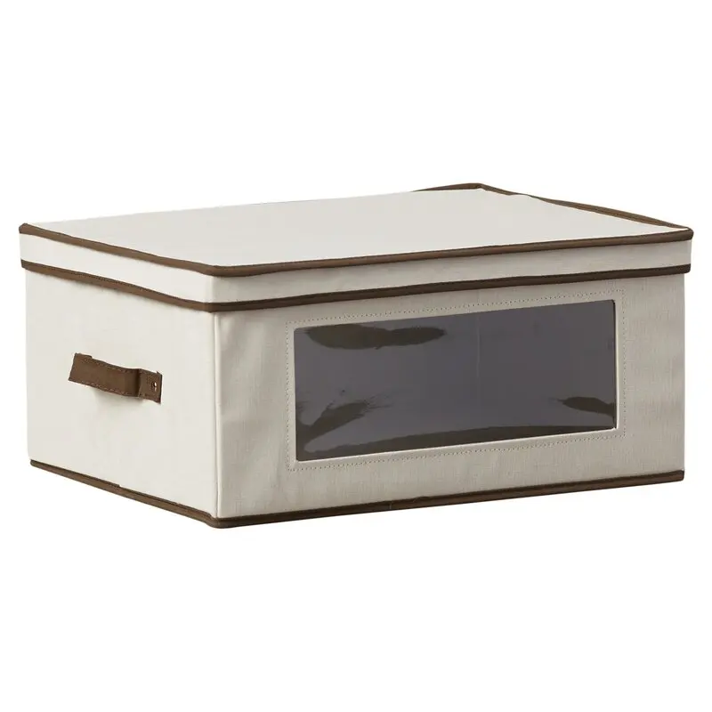 Boyland-cofre de almacenamiento de lona, ventana grande-0