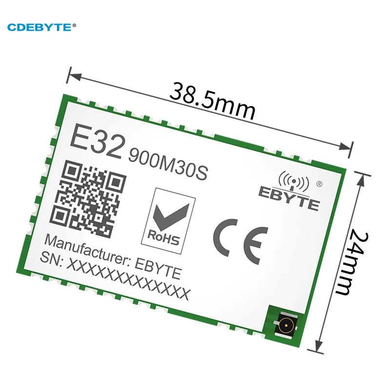 SX1276 LoRa Spread Spectrum Module ISM 868MHz 915MHz E32-900M30S SPI 30dBm 10km SMD IPEX/Stamp Hole Low Power Consumption IoT | Мобильные