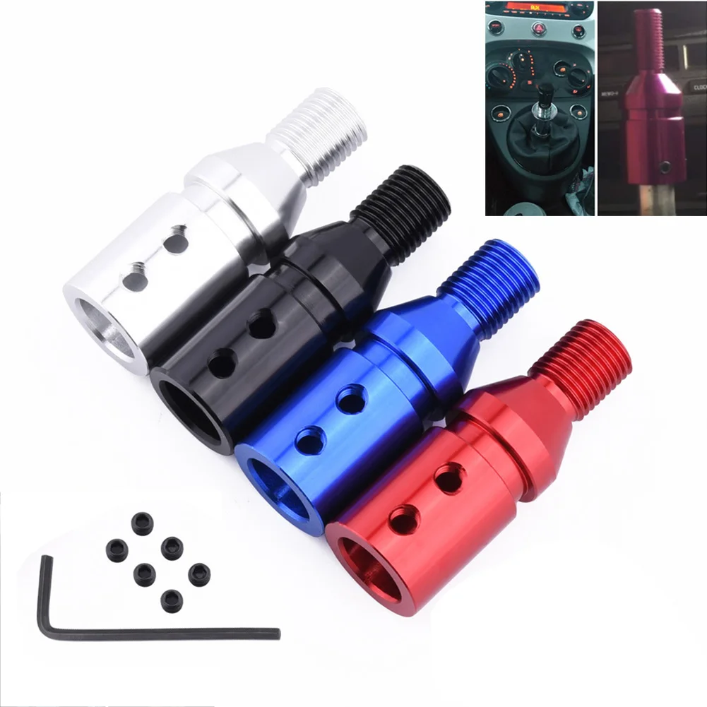 

Auto Fitting Car Converter Automobile Gear Head Thread Converter Gear Bar Adapter 12x1.25 Shift Knob Adapter Gear Knob Shifter