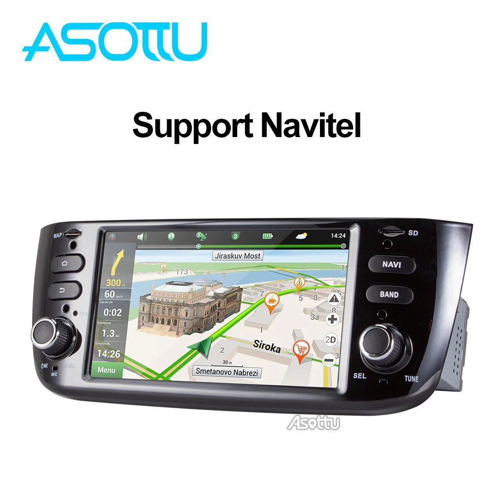 Asottu android 9.0 car dvd for Fiat/Linea/Punto 2012 2013 2014 2015 Car Multimedia Player | Автомобили и мотоциклы