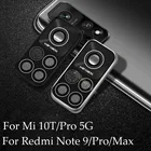 Защита для экрана камеры для Xiaomi Mi 10T Pro 5G Poco F2 M3 X3 Pro, Redmi Note 10 9 Pro, металлическое кольцо, Защитное стекло для камеры