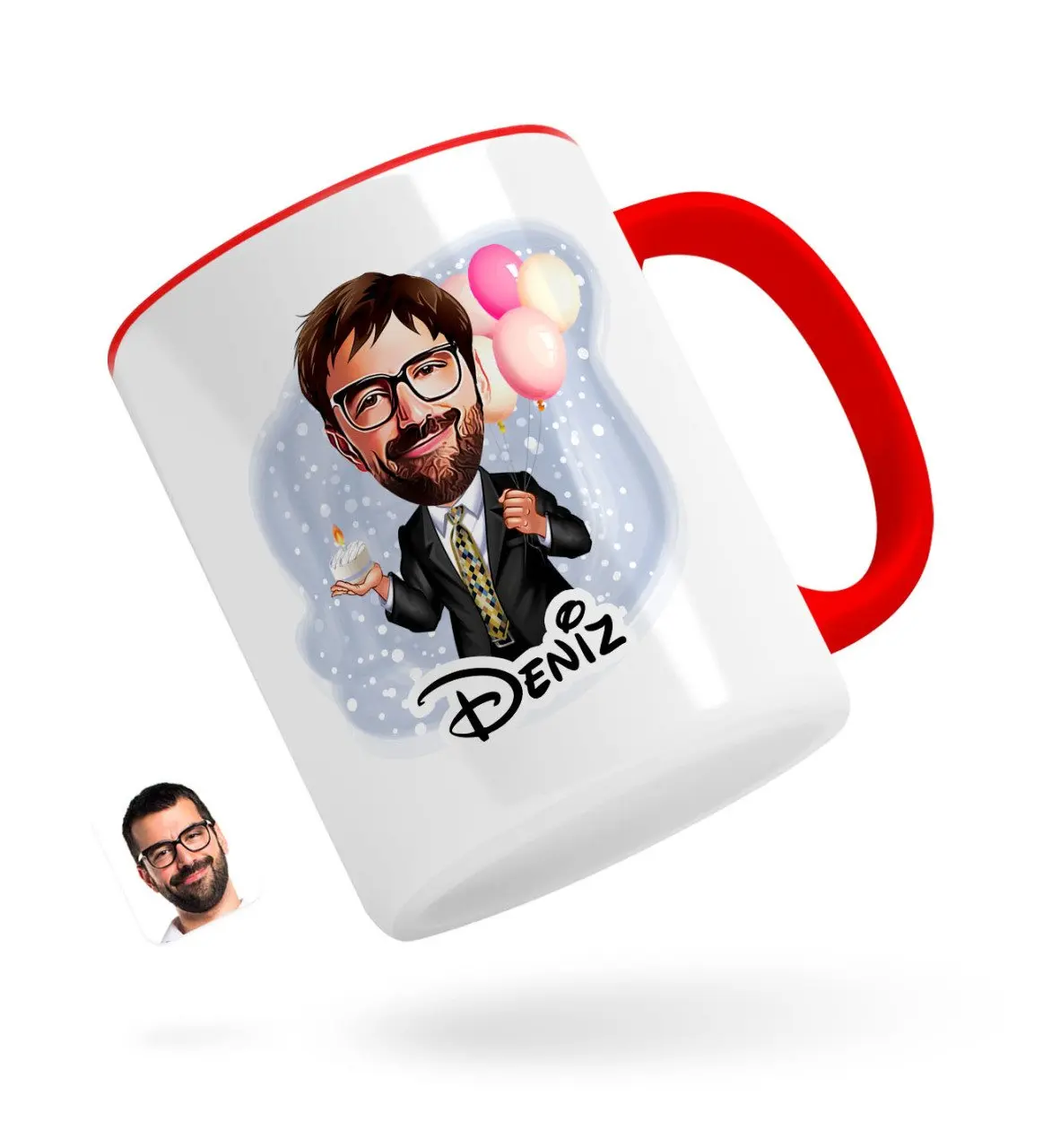 

На заказ для дня рождения для мальчиков карикатура Красного кружка Bardak-3